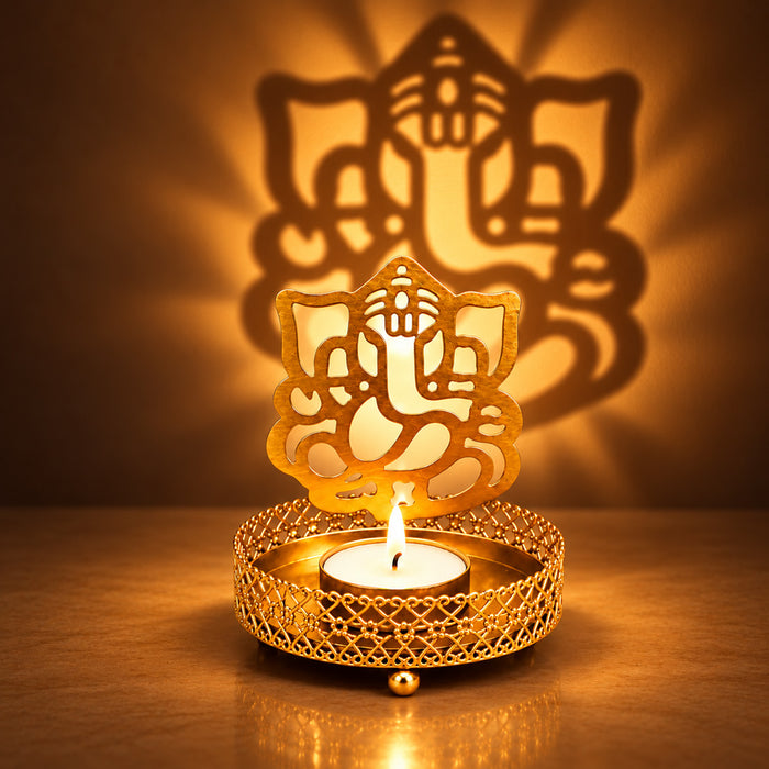 Lord Ganesha Shadow Diya