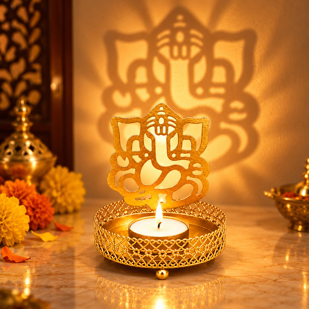 Lord Ganesha Shadow Diya