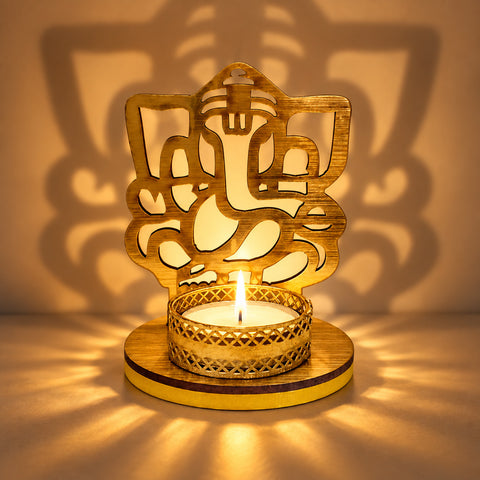 Lord Ganesha Shadow Diya