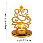 Handmade Lord Ganesha Shadow Diya