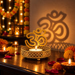 Handcrafted OM Shadow Diya