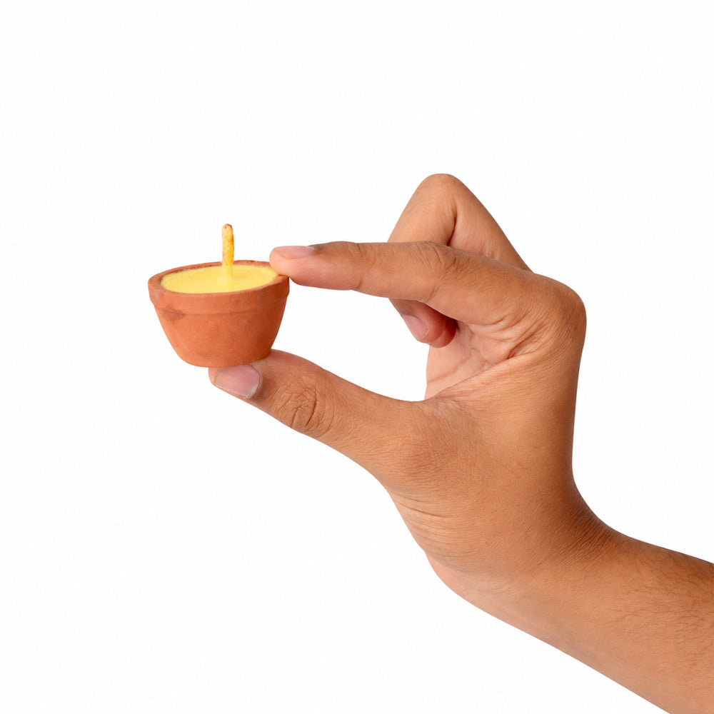 60 Min Big Size Cow Ghee Diya (Nitya Jyot)