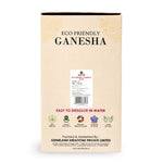 8 Inch Natural Clay Eco Friendly Ganesha Idol