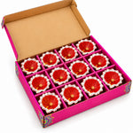 12 Pcs Decorative Painted Leaf-Vein Texture Clay Diyas