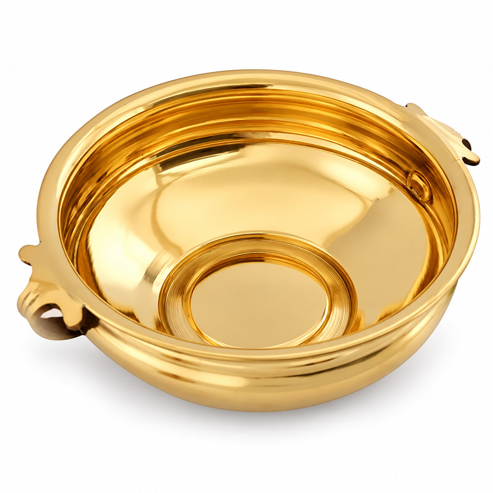 8 Inch Decorative Brass Designer Urli