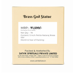 5 Inch Petite Nataraj Brass Idol