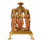 19.4 Inch Exquisite Brass Ram Darbar Idol – Spiritual Home Décor Piece