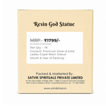 Premium Silver & Gold Laddu Gopal Resin Statue