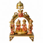 13.5 Inch Brass Ram Panchyat Idol