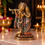 9 Inch Radha Krishna – Divine Presence in a Beautiful Idol