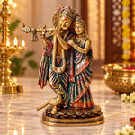 9 Inch Radha Krishna – Divine Presence in a Beautiful Idol
