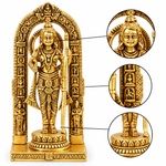 5.9 Inch Superfine Pure Brass Ayodhya Ram Lalla Idol