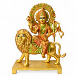 14.2 Inch Large Superfine Brass Durga Mata Statue