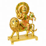 14.2 Inch Large Superfine Brass Durga Mata Statue