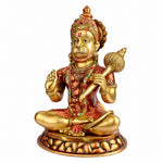 15 Inch Brass Blessing Lord Hanuman Idol