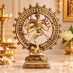 11.6 Inch Divine and Graceful Natraj Brass Idol