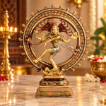 13.4 Inch Beautiful Natraj Brass Idol