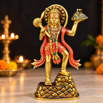 14.2 Inch Kesari Nandan Hanuman Brass Idol