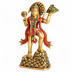 14.2 Inch Kesari Nandan Hanuman Brass Idol