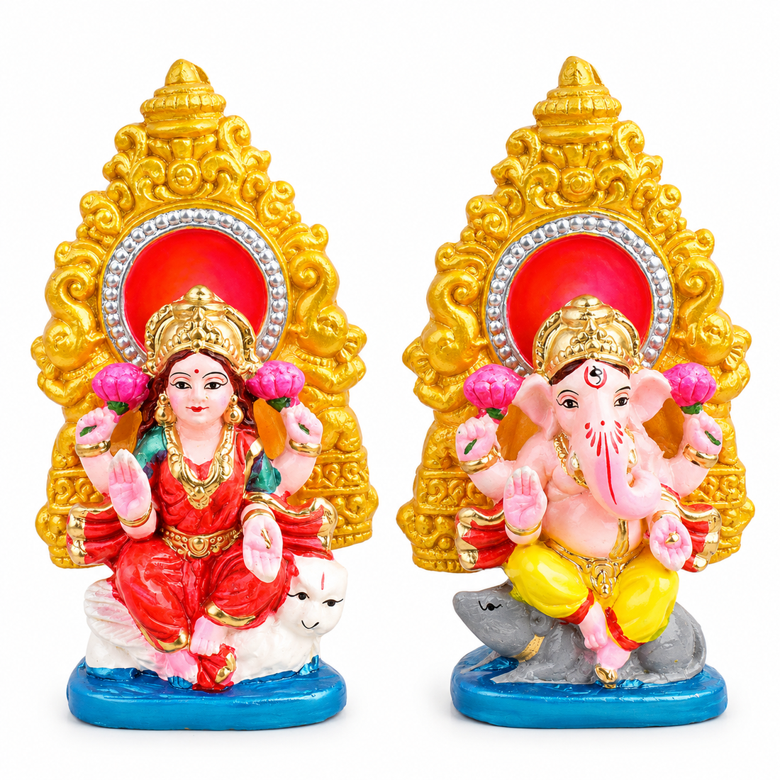 Harmony of Blessings Laxmi Ganesha Sculpture