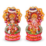Designer Handcrafted Clay Laxmi Ganesh Idols