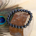 8 MM Authentic Hematite Crystal Bracelet for Reiki Healing
