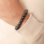 8 MM Authentic Hematite Crystal Bracelet for Reiki Healing