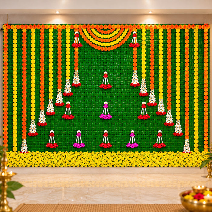 Backdrop Clothes Print Banana Leaf Design