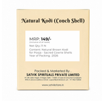 Natural Brown Kodi for Pooja (11 Pc)