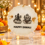 Hanging & Standing Resin Happy Diwali Lakshmi Ganesha Decor