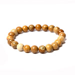 8mm Picture Jasper Bracelet for Grounding & Inner Peace