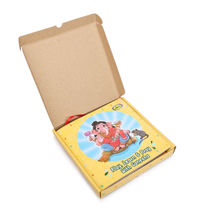 Ganesha devotional activity kit for kids with learning materials