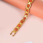 Gold Plated Rudraksha Bracelet – Premium IGP Finish