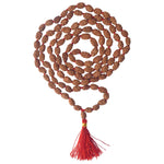 2 Mukhi Pathariya Rudraksha Mala (6-7mm)