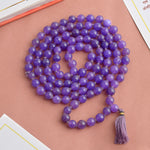 Hakik Jap Mala (Purple) – A Spiritual Meditation Mala for Wisdom, Inner Peace, and Higher Consciousness. India’s Premium Hakik Jap Mala Store - www.satvikstore.in
