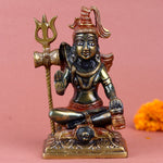 3.8 Inch Brass Shiv Idol