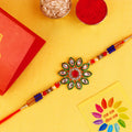 Handcrafted Designer Kundan Rakhi India’s Largest Pooja Accessories Brand – www.satvikstore.in
