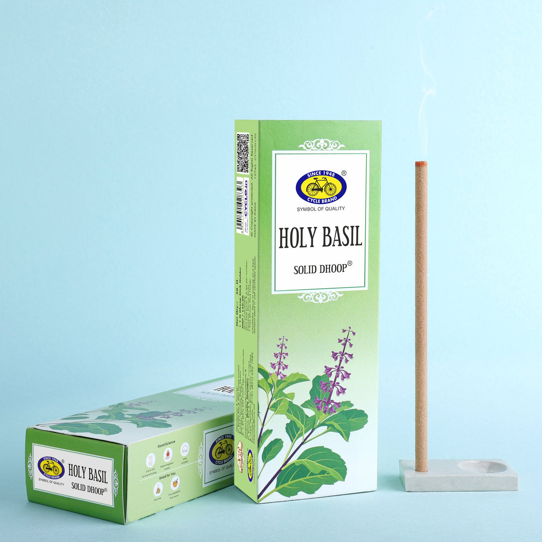 Bambooless Solid Dhoop with Free Holder – Pack of 6 | Eco-Friendly