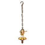 32 Inch Brass Dancing Ganesha Panchmukhi Hanging Diya
