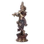7.2 Inch Brass Krishna Idol