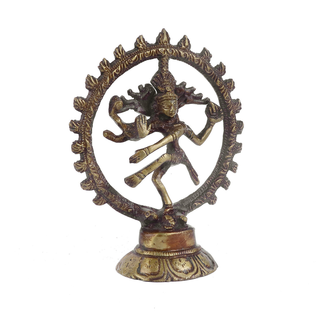 5 Inch Petite Nataraj Brass Idol