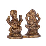 2 Inch Brass Laxmi Ganesh Idol