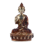 3.1 Inch Introspective Brass Buddha Idol