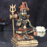 3.8 Inch Brass Shiv Idol