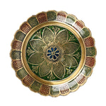 Brass Colored Turtle with Nakashi Plate/Tray (Medium)