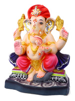 12.5 Inch Vishwaraja Eco-Friendly Ganpati Idol