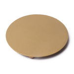 Golden Decorative Plate Candle Stand