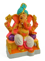 13 Inch Manomay Eco Friendly Ganesha Idol in Raja Pose