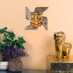 6.9 Inch Eye Catching Pure Brass Ganesh Wall Hanging
