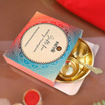 Pure Brass Laddu Gopal Pooja Bhog Thali Set (6 Inch - 7 Inch)